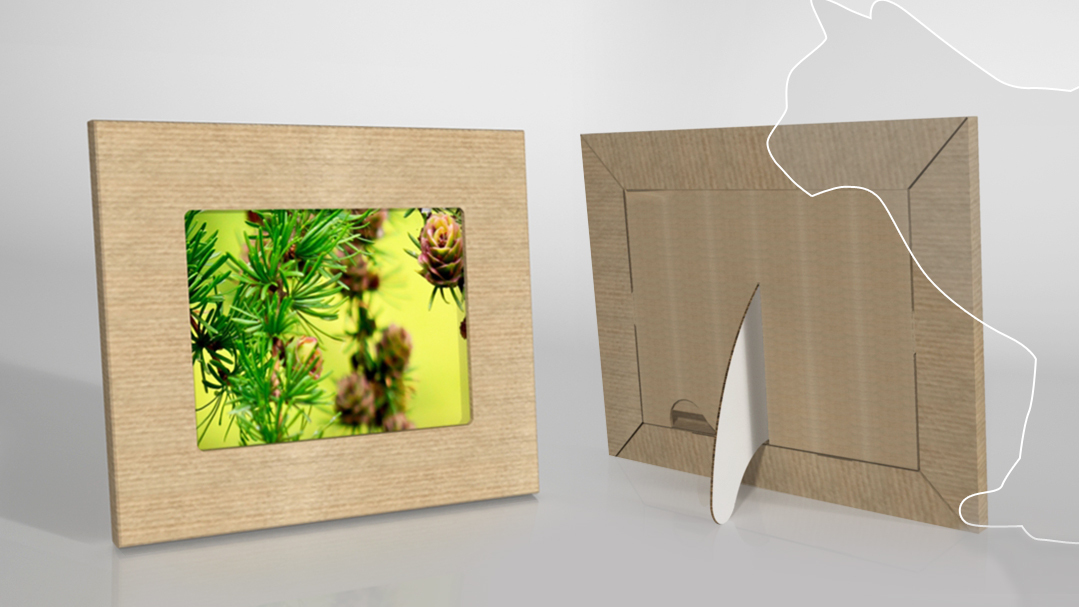 Фоторамка гофрокартон