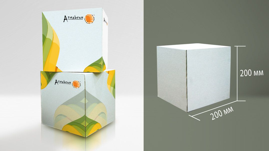 Куб картонный 200х200х200