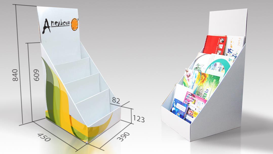 Диспенсер с лотком 390X450X600