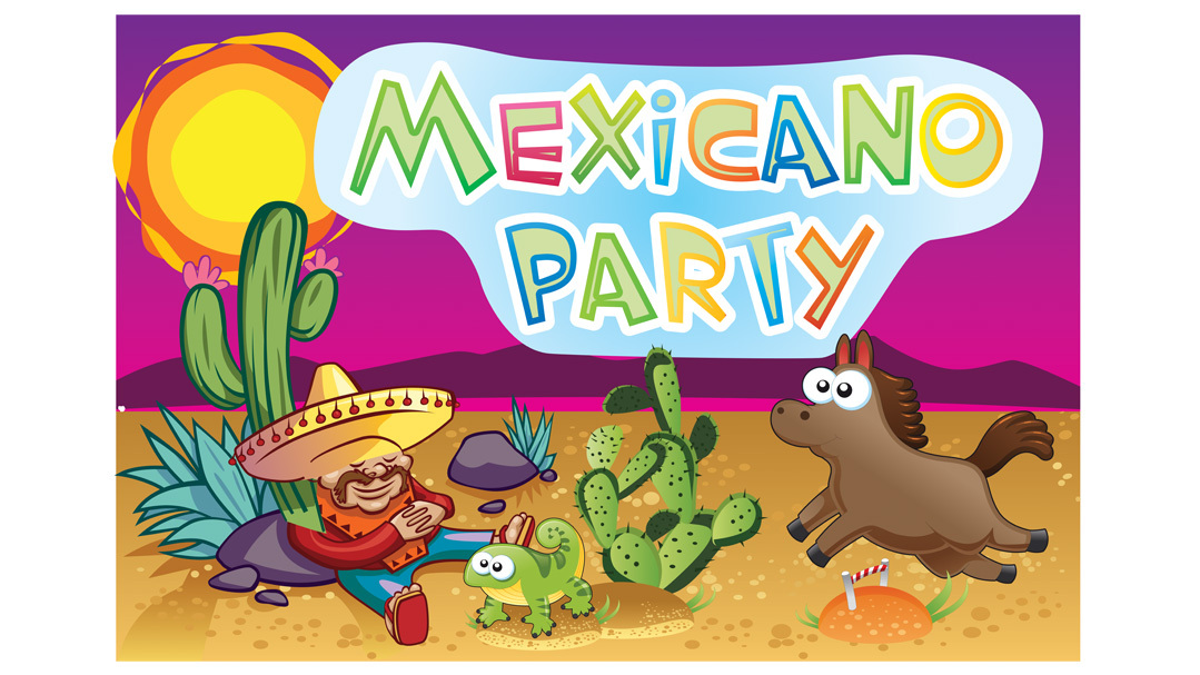 Баннер "Мексиканская вечеринка" Баннер "Мексиканская вечеринка"